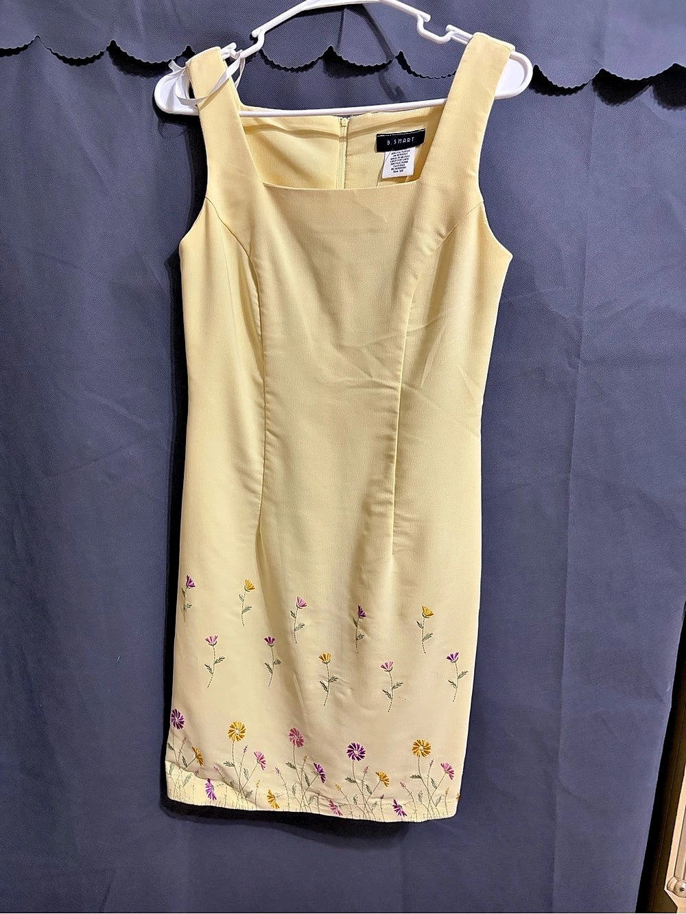 B. SMART Floral Mini Dress in Yellow Size 6/6